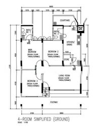 Blk 516 Bedok Reservoir - Punggol Vale (Hougang), HDB 4 Rooms #624177001